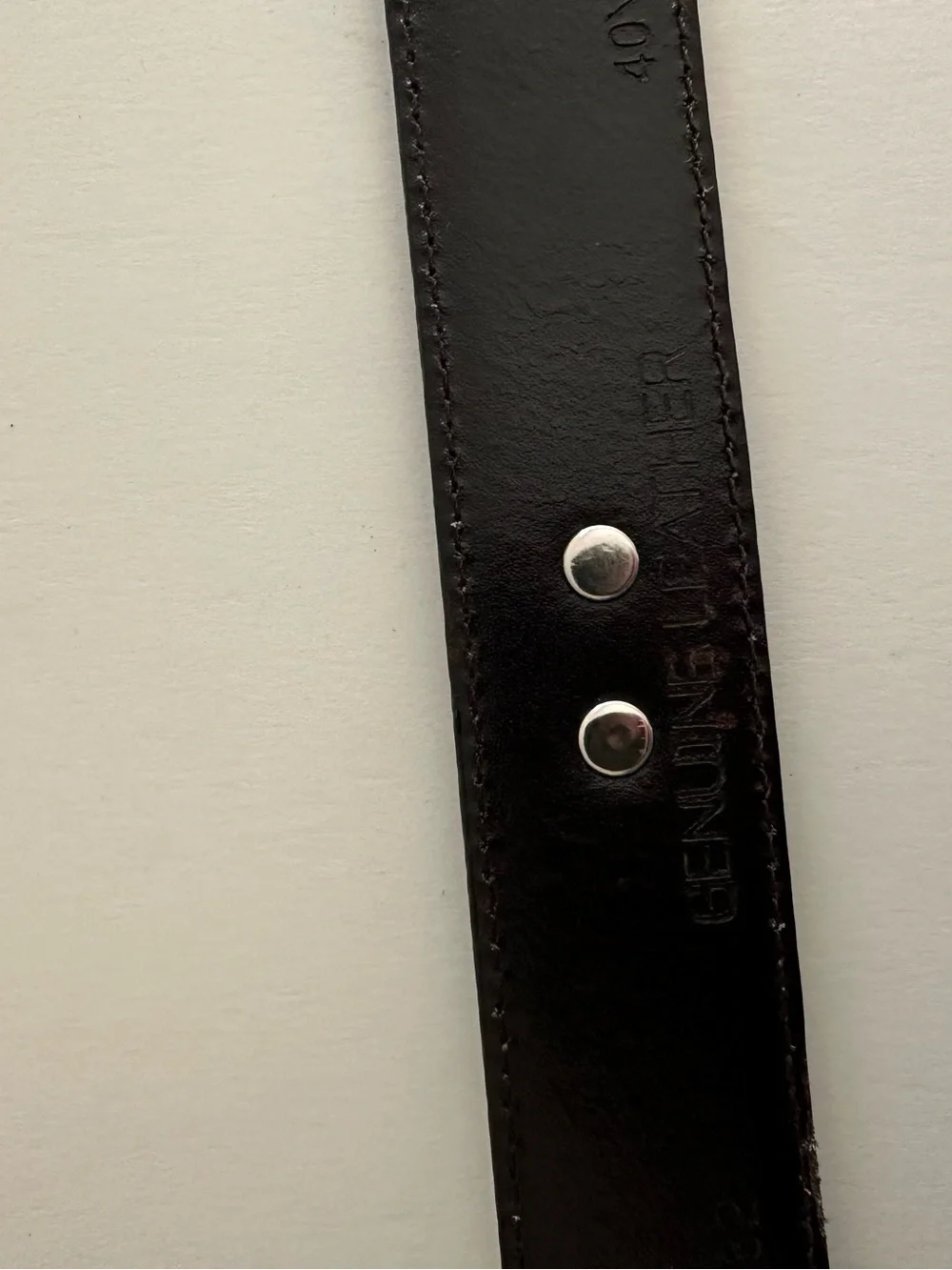 Vintage Cow Hyde Brown leather Western Belt